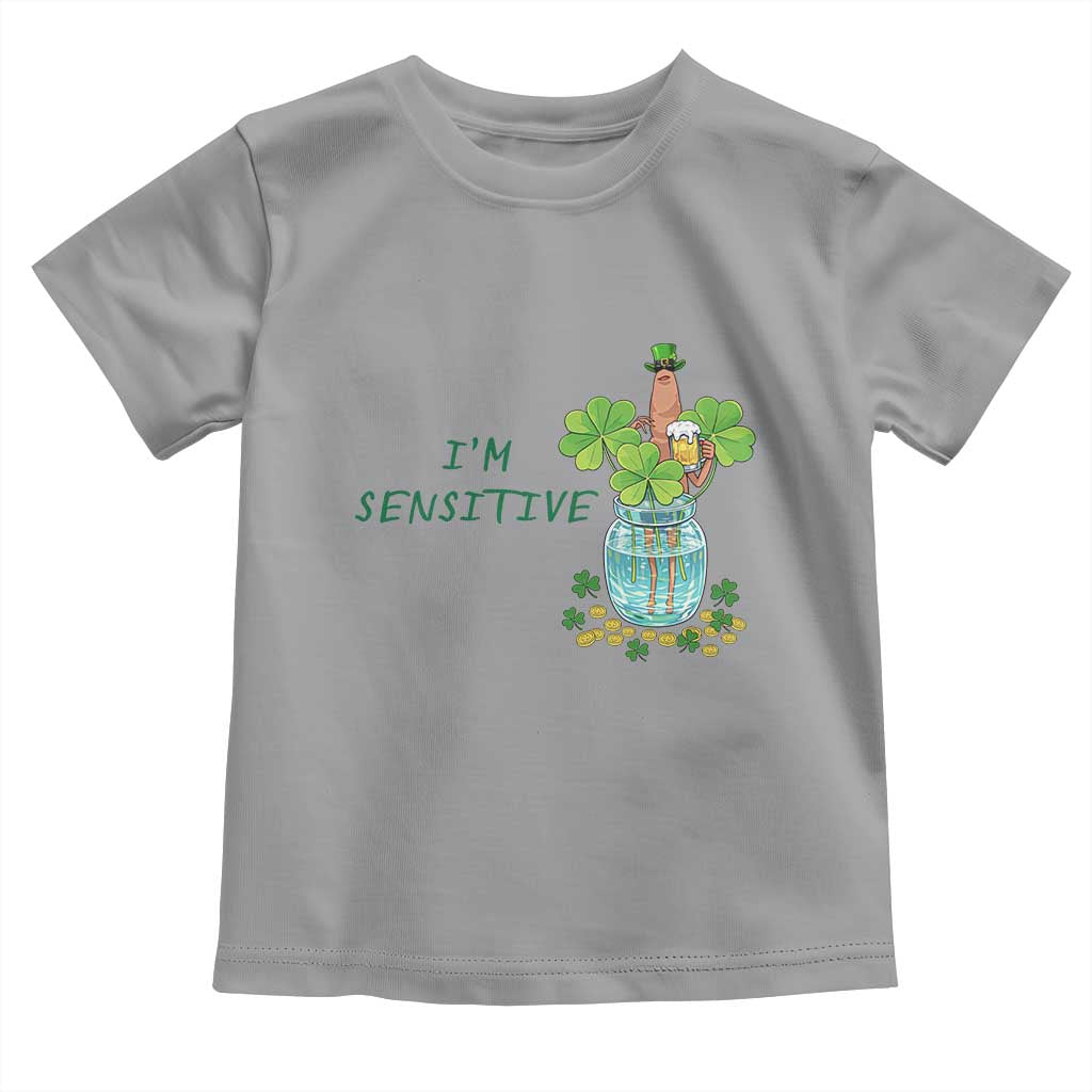 Marcus The Worm St Patricks Day Toddler T Shirt I'm Sensitive