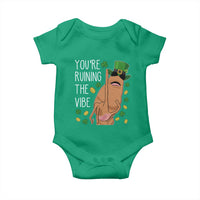 Marcus The Worm St Patricks Day Baby Onesie You're Ruining The Vibe