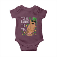 Marcus The Worm St Patricks Day Baby Onesie You're Ruining The Vibe