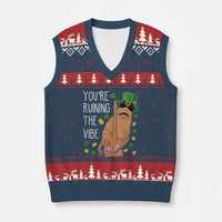 Marcus The Worm St Patricks Day V-Neck Knit Sweater Vest You're Ruining The Vibe