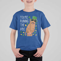 Marcus The Worm St Patricks Day T Shirt For Kid You're Ruining The Vibe