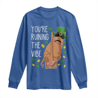 Marcus The Worm St Patricks Day Long Sleeve Shirt You're Ruining The Vibe