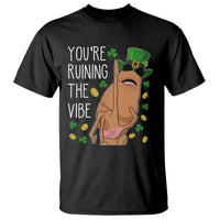 Marcus The Worm St Patricks Day T Shirt You're Ruining The Vibe