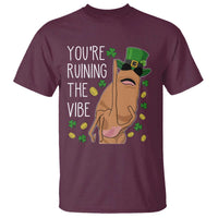Marcus The Worm St Patricks Day T Shirt You're Ruining The Vibe