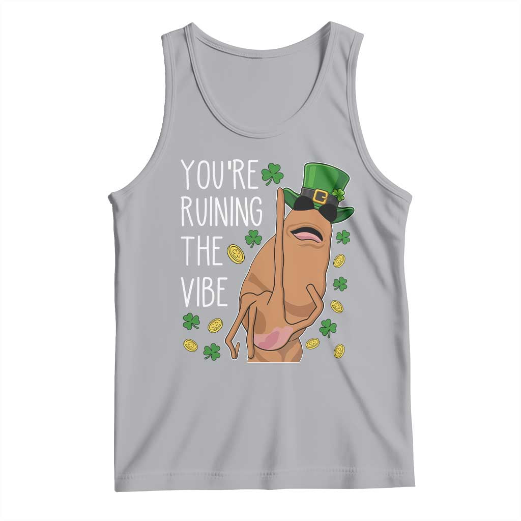 Marcus The Worm St Patricks Day Tank Top You're Ruining The Vibe