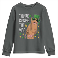 Marcus The Worm St Patricks Day Youth Sweatshirt You're Ruining The Vibe