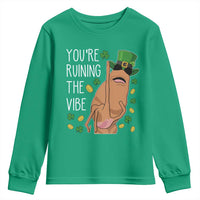 Marcus The Worm St Patricks Day Youth Sweatshirt You're Ruining The Vibe