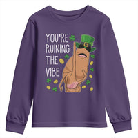 Marcus The Worm St Patricks Day Youth Sweatshirt You're Ruining The Vibe