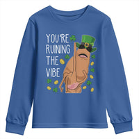 Marcus The Worm St Patricks Day Youth Sweatshirt You're Ruining The Vibe