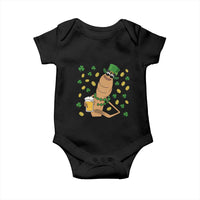 Marcus The Worm St Patricks Day Baby Onesie Funny Drinking Irish Beer Ireland