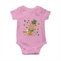 Marcus The Worm St Patricks Day Baby Onesie Funny Drinking Irish Beer Ireland