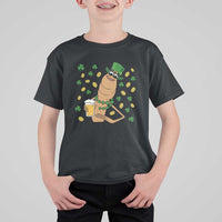 Marcus The Worm St Patricks Day T Shirt For Kid Funny Drinking Irish Beer Ireland