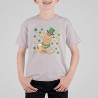 Marcus The Worm St Patricks Day T Shirt For Kid Funny Drinking Irish Beer Ireland