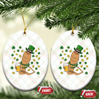 Marcus The Worm St Patricks Day Ceramic Ornament Funny Drinking Irish Beer Ireland