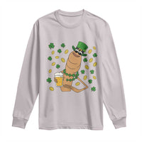Marcus The Worm St Patricks Day Long Sleeve Shirt Funny Drinking Irish Beer Ireland