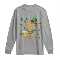 Marcus The Worm St Patricks Day Long Sleeve Shirt Funny Drinking Irish Beer Ireland