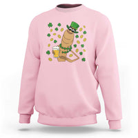 Marcus The Worm St Patricks Day Sweatshirt Funny Drinking Irish Beer Ireland