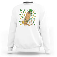 Marcus The Worm St Patricks Day Sweatshirt Funny Drinking Irish Beer Ireland