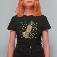 Marcus The Worm St Patricks Day T Shirt For Women Funny Drinking Irish Beer Ireland