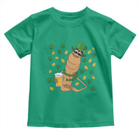 Marcus The Worm St Patricks Day Toddler T Shirt Funny Drinking Irish Beer Ireland
