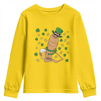 Marcus The Worm St Patricks Day Youth Sweatshirt Funny Drinking Irish Beer Ireland