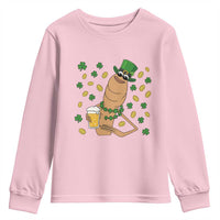 Marcus The Worm St Patricks Day Youth Sweatshirt Funny Drinking Irish Beer Ireland