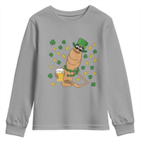 Marcus The Worm St Patricks Day Youth Sweatshirt Funny Drinking Irish Beer Ireland