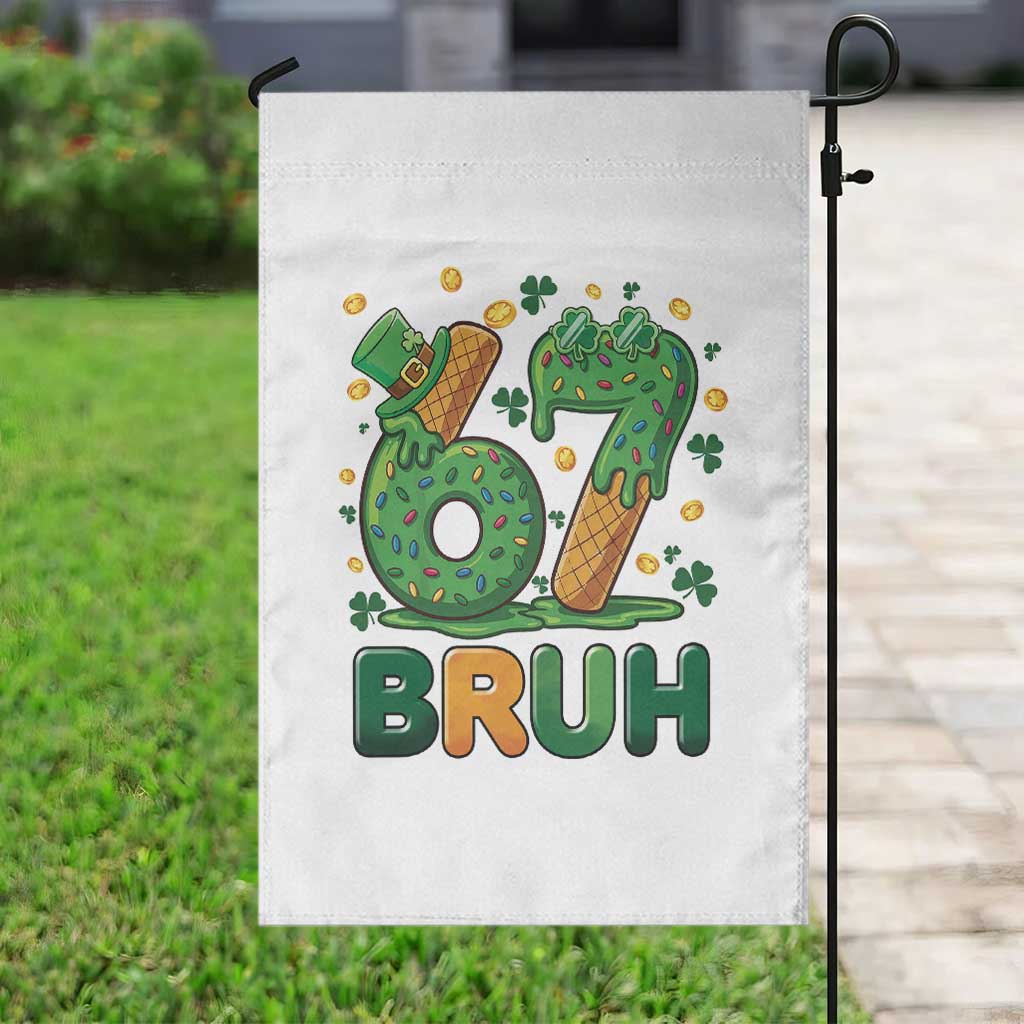 67 St Patricks Day Garden Flag Funny Six Seven Bruh Meme