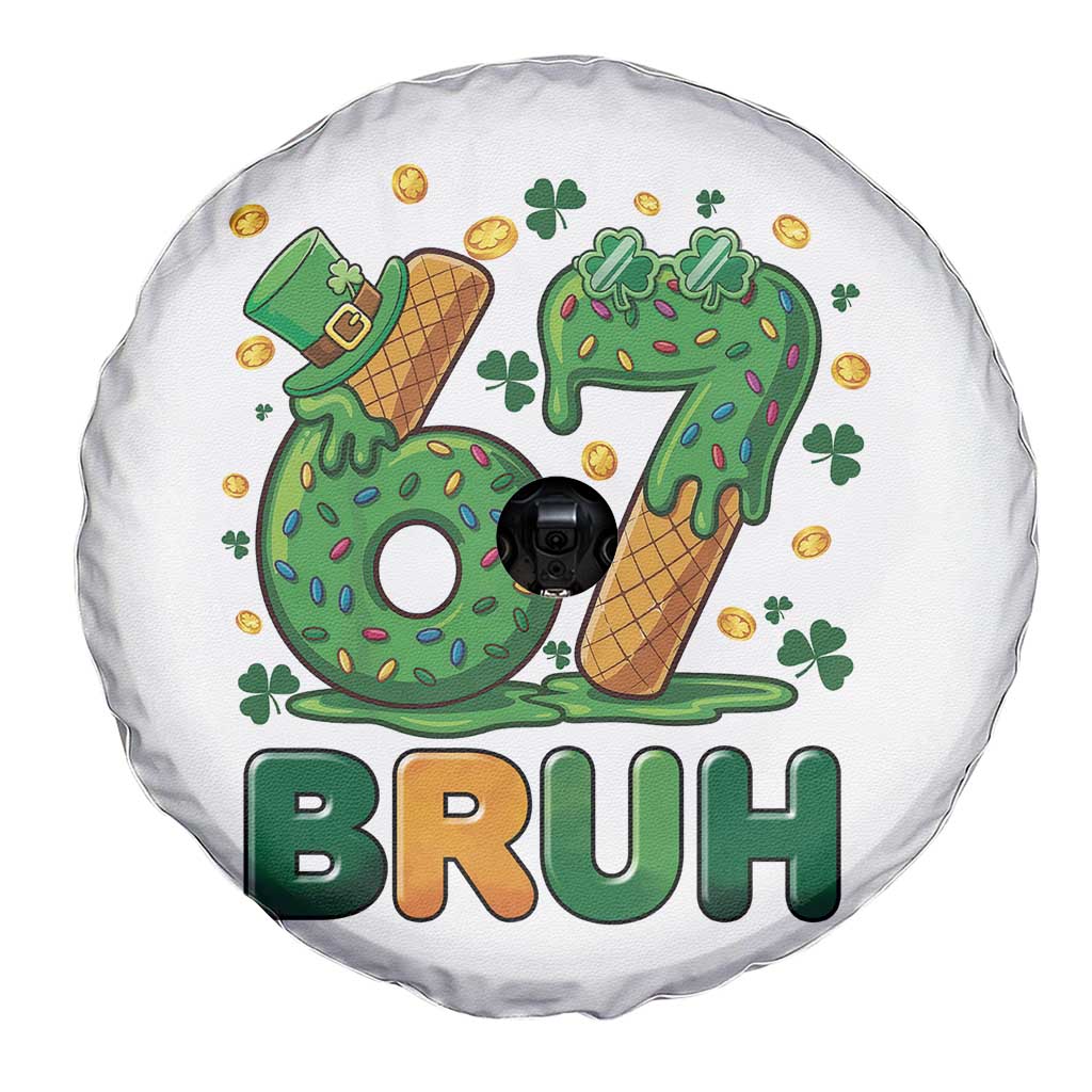 67 St Patricks Day Spare Tire Cover Funny Six Seven Bruh Meme