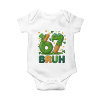 67 St Patricks Day Baby Onesie Funny Six Seven Bruh Meme