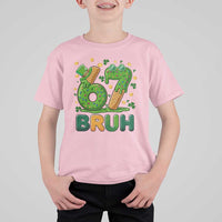 67 St Patricks Day T Shirt For Kid Funny Six Seven Bruh Meme
