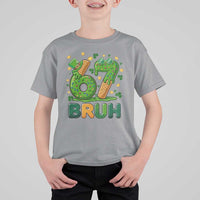 67 St Patricks Day T Shirt For Kid Funny Six Seven Bruh Meme