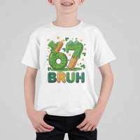 67 St Patricks Day T Shirt For Kid Funny Six Seven Bruh Meme
