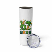 67 St Patricks Day Skinny Tumbler Funny Six Seven Bruh Meme