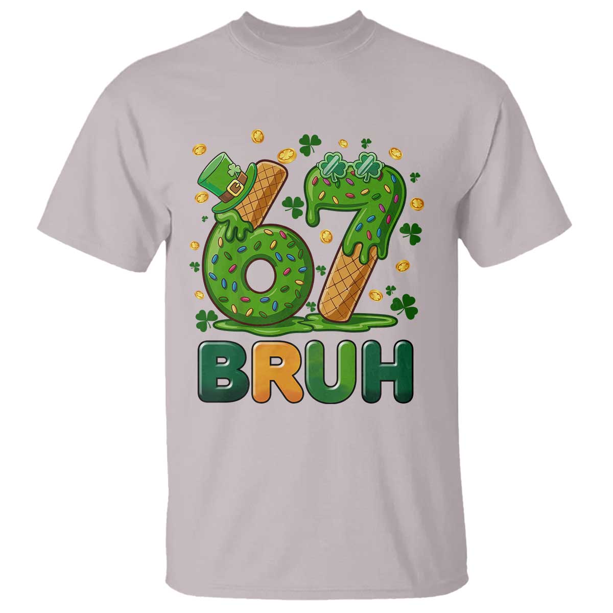 67 St Patricks Day T Shirt Funny Six Seven Bruh Meme
