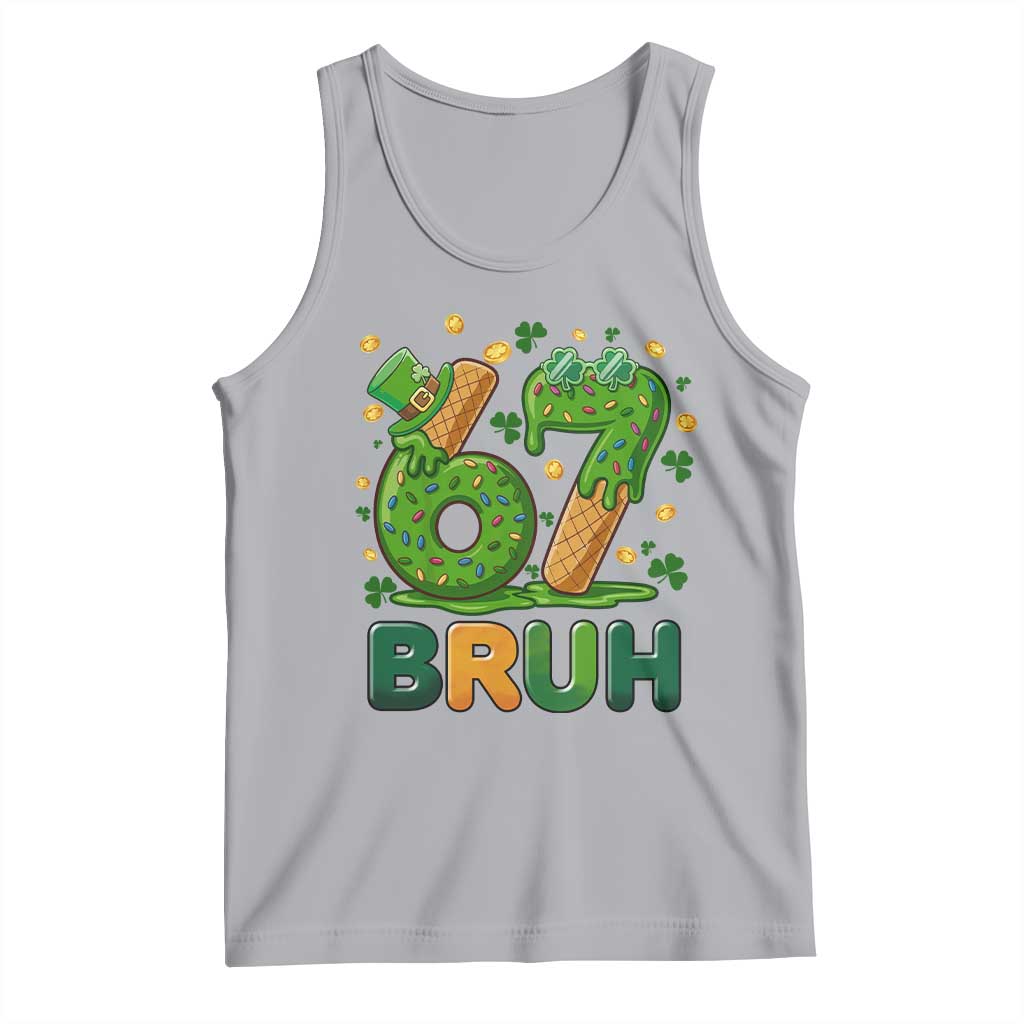 67 St Patricks Day Tank Top Funny Six Seven Bruh Meme