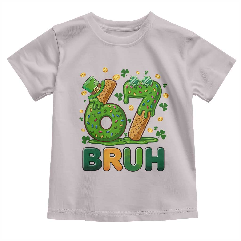 67 St Patricks Day Toddler T Shirt Funny Six Seven Bruh Meme