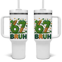 67 St Patricks Day Tumbler With Handle Funny Six Seven Bruh Meme