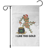 Marcus The Worm St Patricks Day Garden Flag I Like This Gold