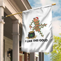 Marcus The Worm St Patricks Day Garden Flag I Like This Gold