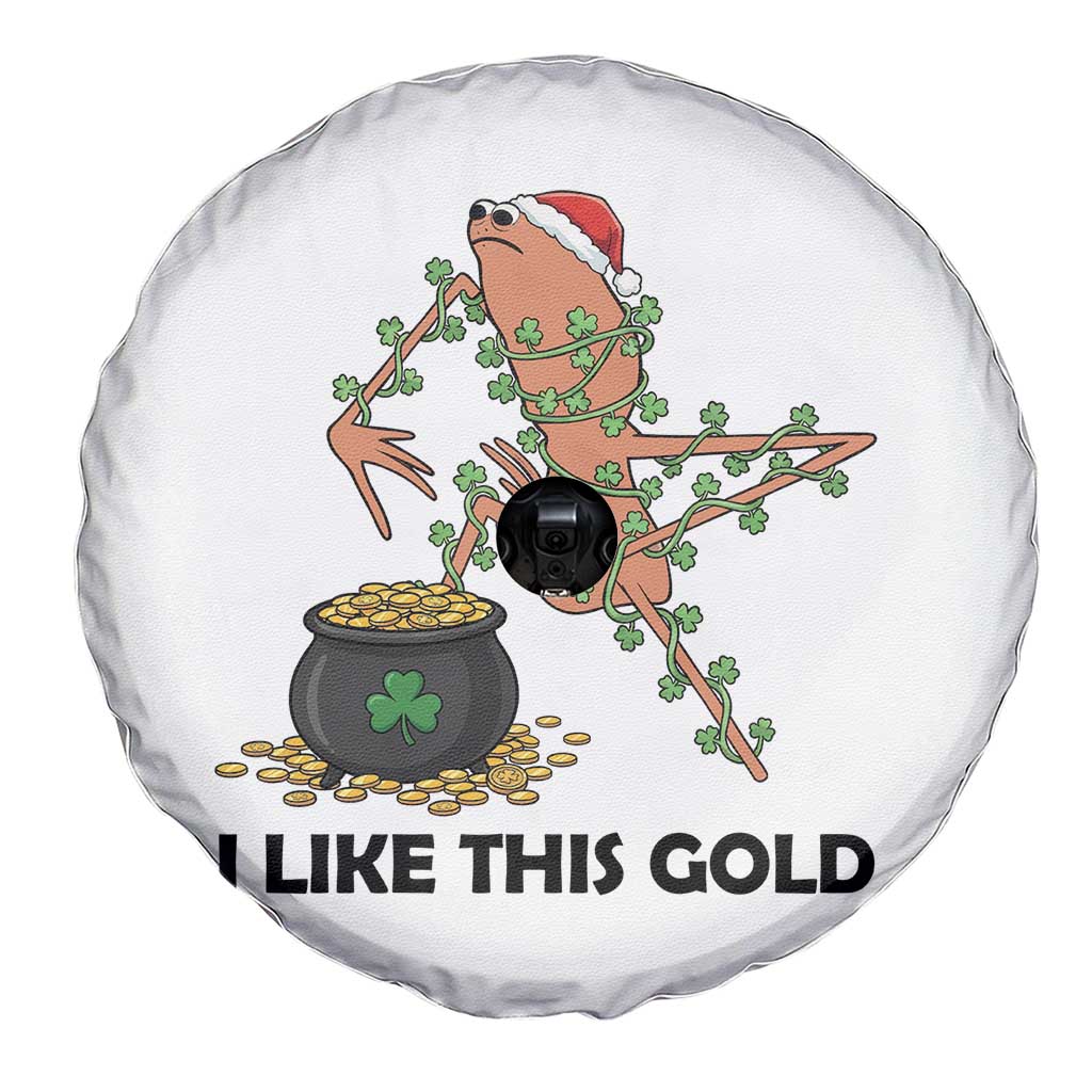 Marcus The Worm St Patricks Day Spare Tire Cover I Like This Gold