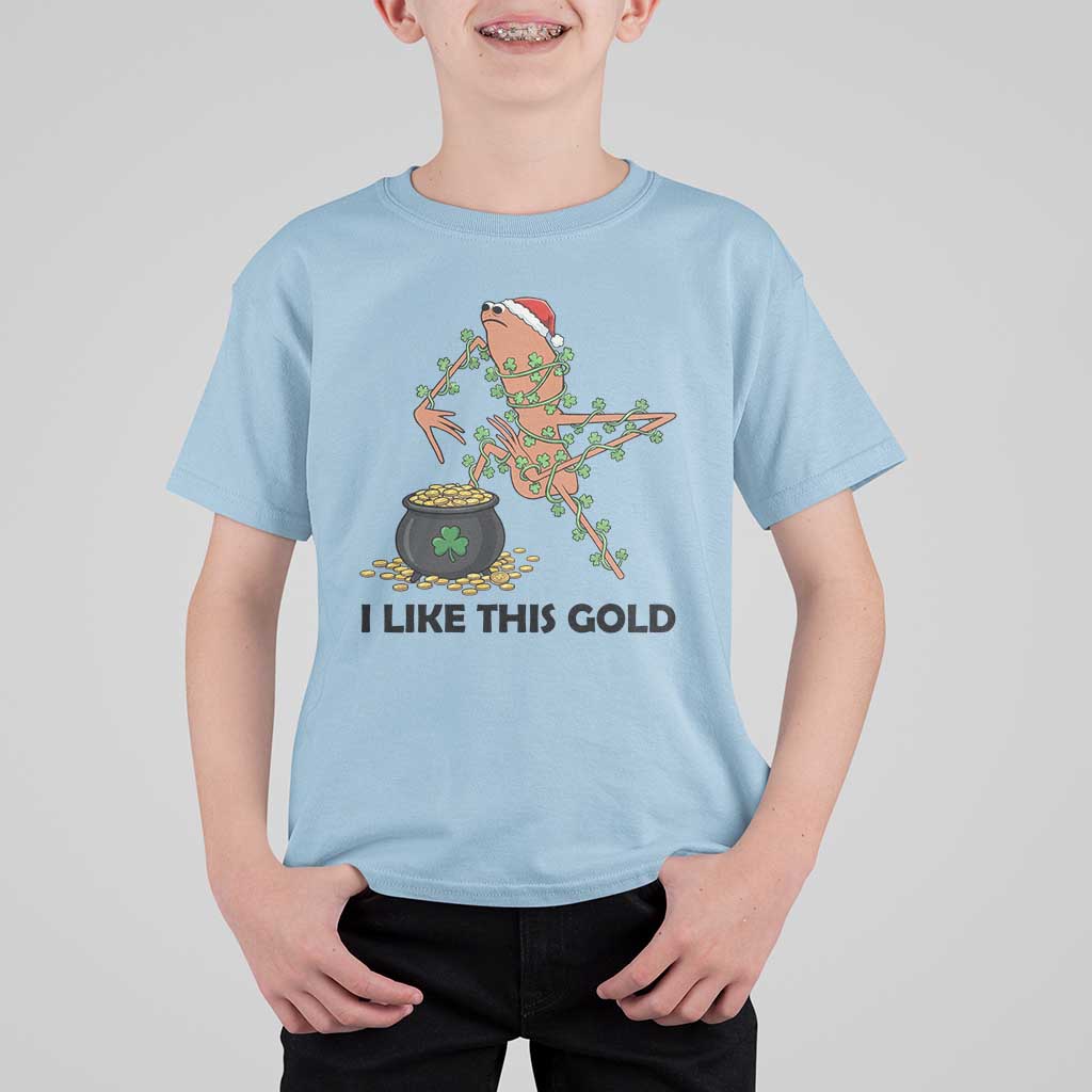 Marcus The Worm St Patricks Day T Shirt For Kid I Like This Gold