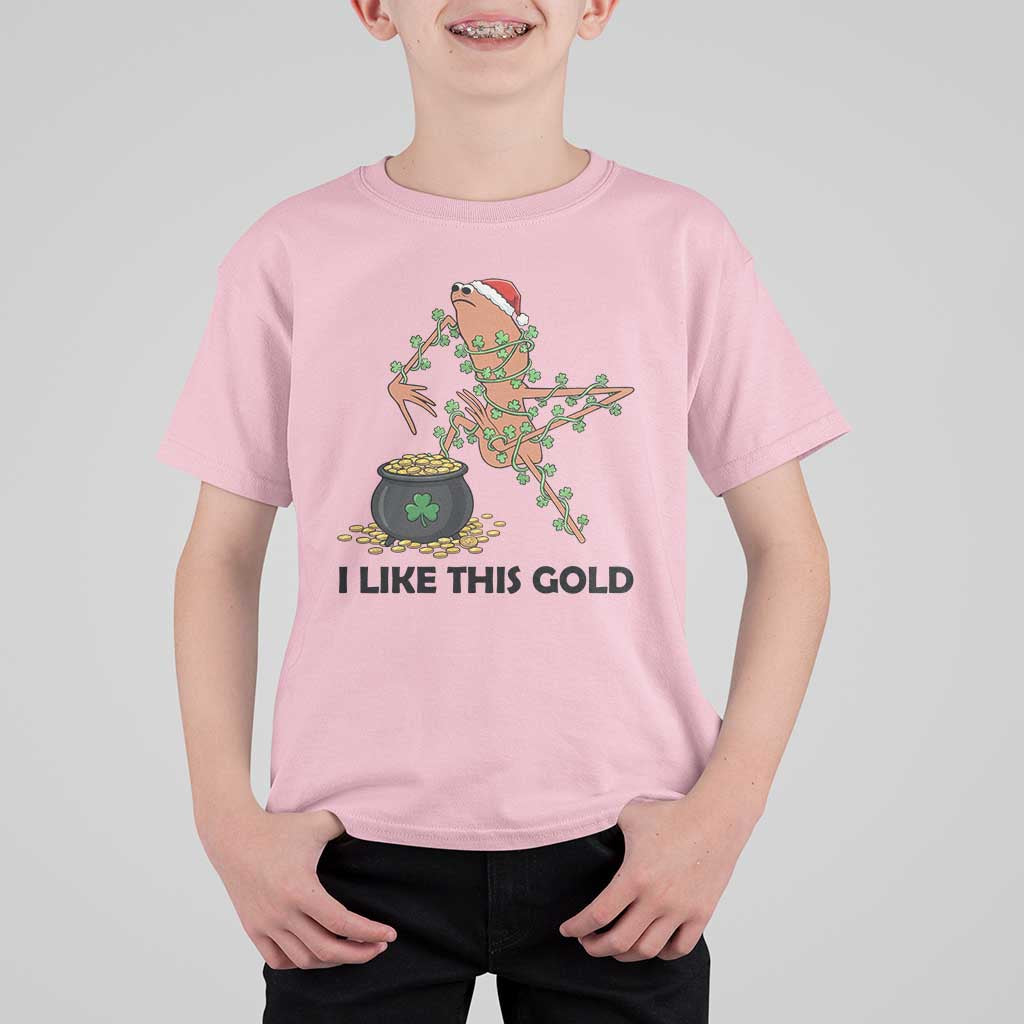 Marcus The Worm St Patricks Day T Shirt For Kid I Like This Gold
