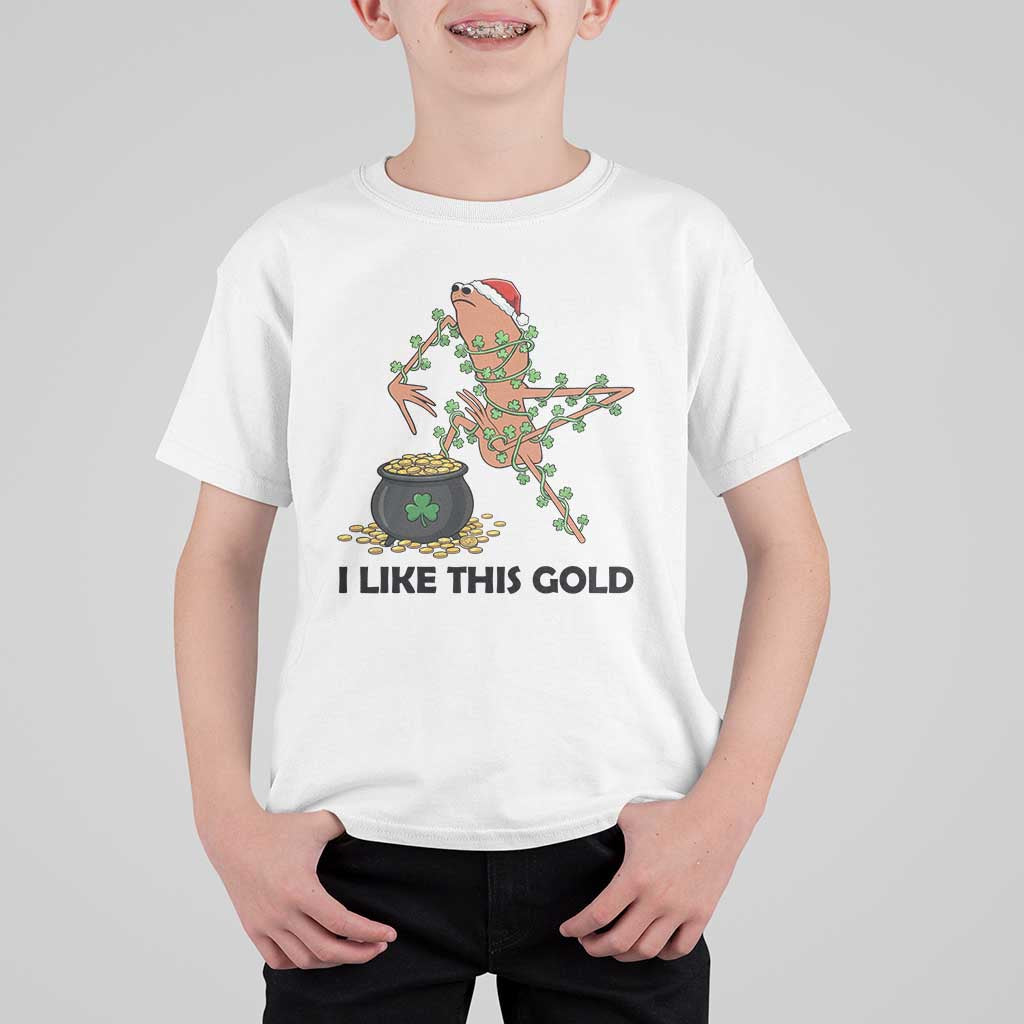 Marcus The Worm St Patricks Day T Shirt For Kid I Like This Gold