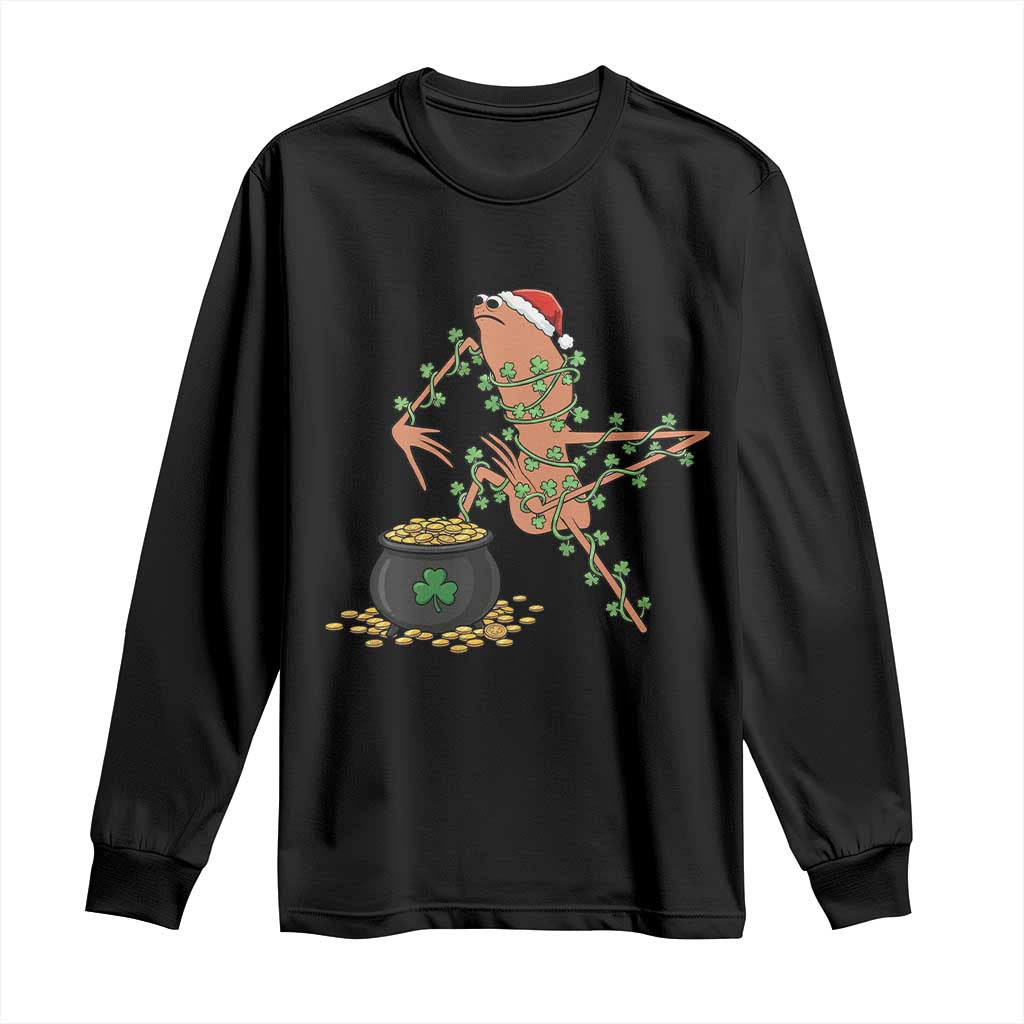 Marcus The Worm St Patricks Day Long Sleeve Shirt I Like This Gold