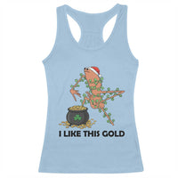 Marcus The Worm St Patricks Day Racerback Tank Top I Like This Gold