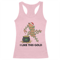 Marcus The Worm St Patricks Day Racerback Tank Top I Like This Gold