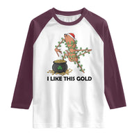 Marcus The Worm St Patricks Day Raglan Shirt I Like This Gold