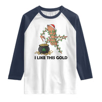 Marcus The Worm St Patricks Day Raglan Shirt I Like This Gold