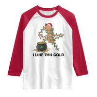 Marcus The Worm St Patricks Day Raglan Shirt I Like This Gold